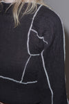 BASERANGE Pleated Linen Cotton Top TOSK-LC-AU23 Black